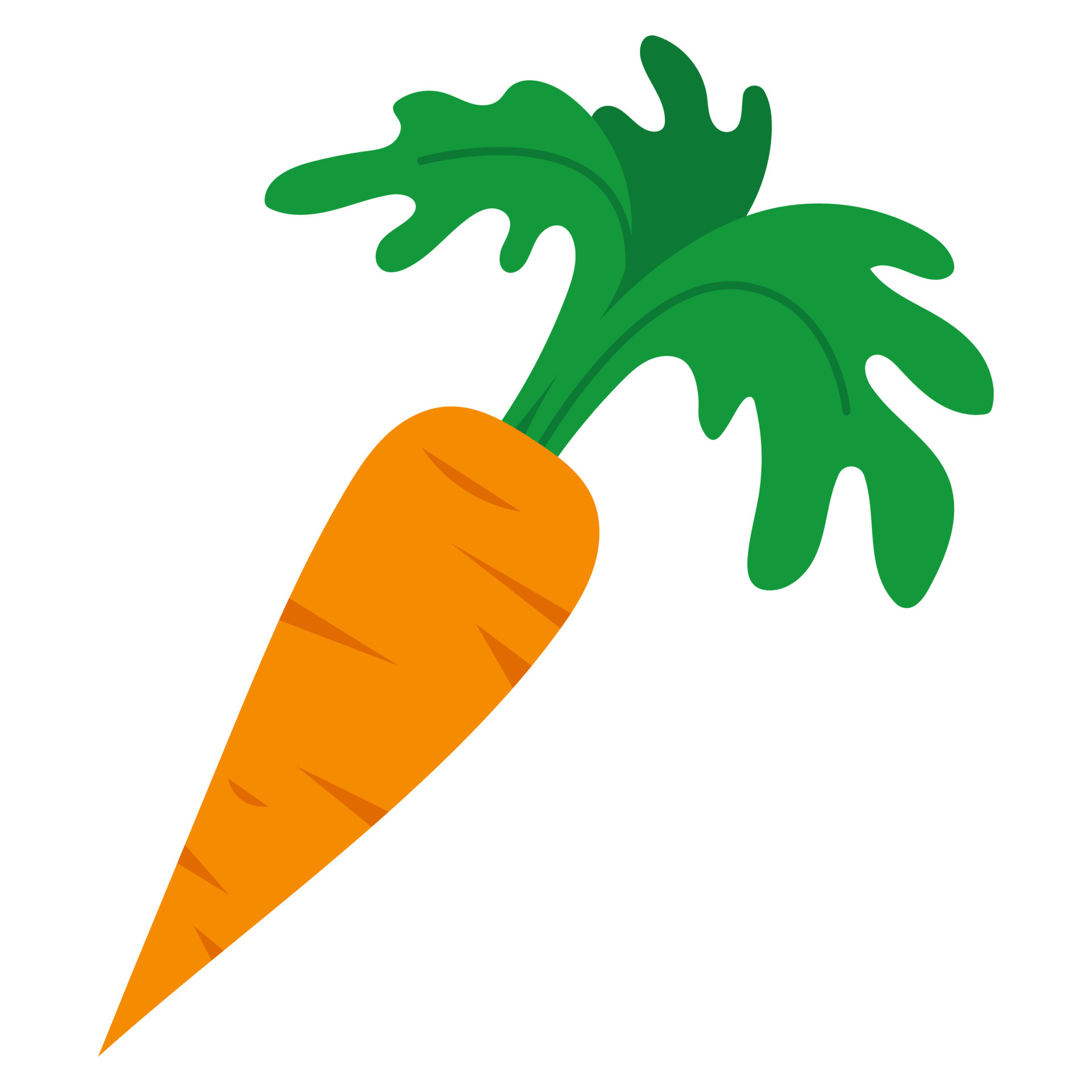 Ripe carrot doodle icon 13122524 Vector Art at Vecteezy