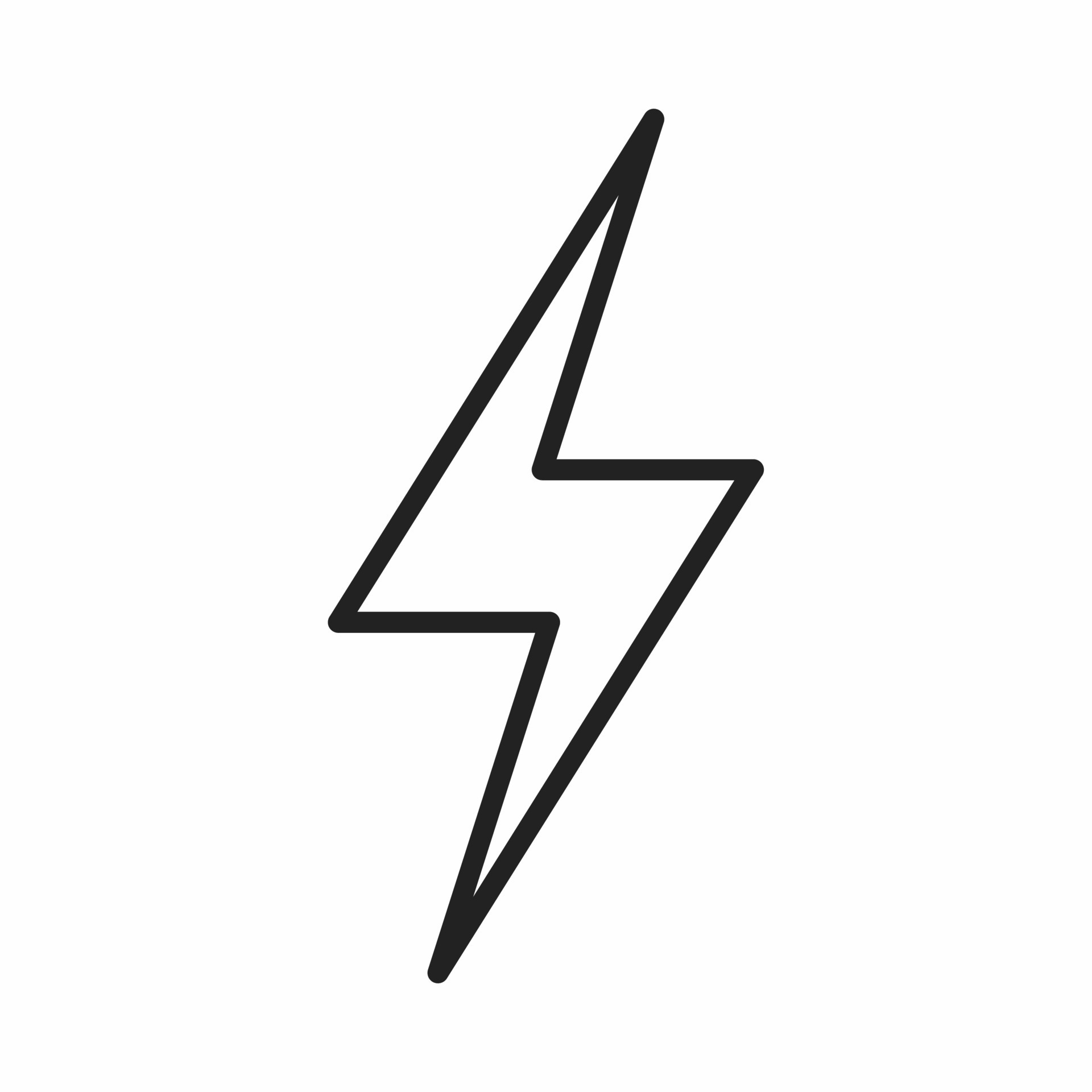 Lightning symbol outline icon 13122680 Vector Art at Vecteezy