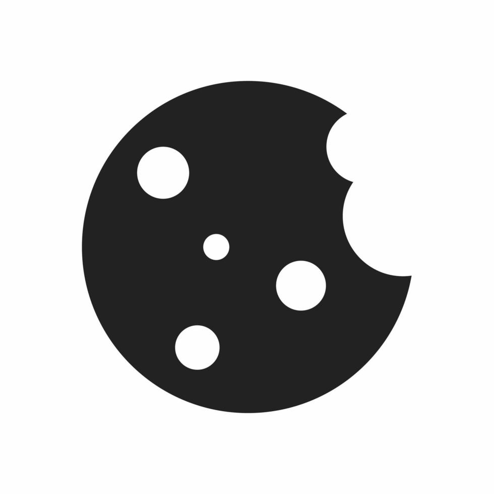cookie flat icon vector