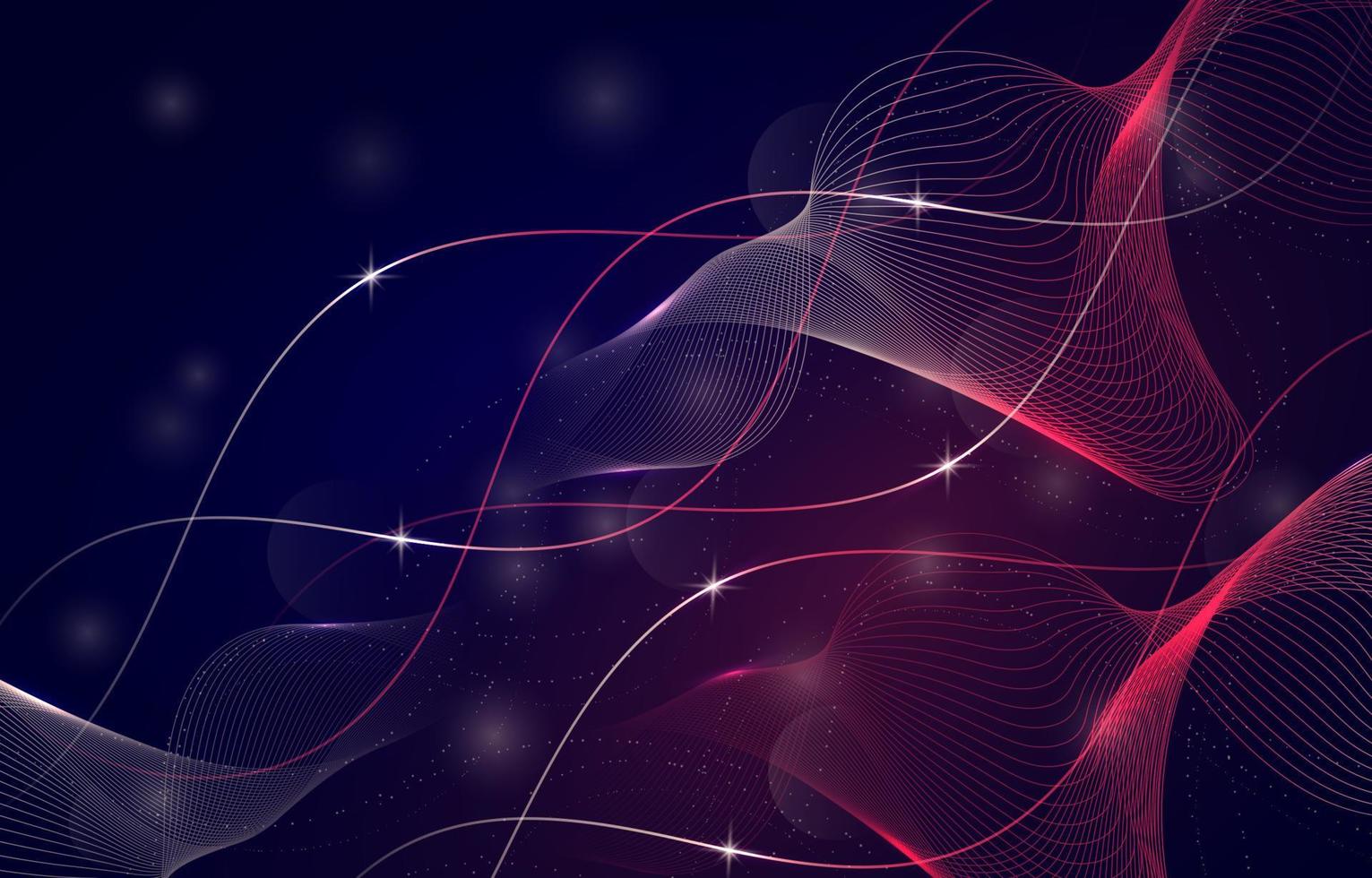 Abstract Lines And Waves Background vector