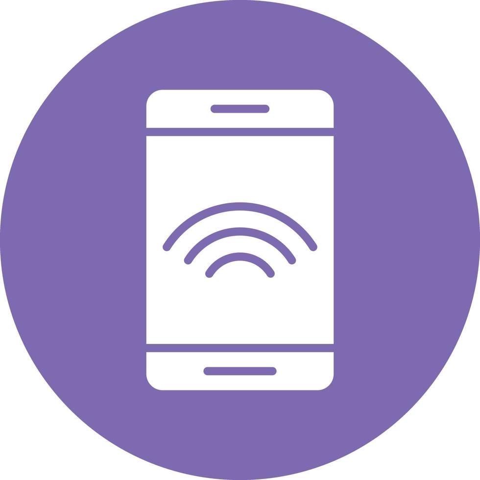 Cell Phone Icon Style vector