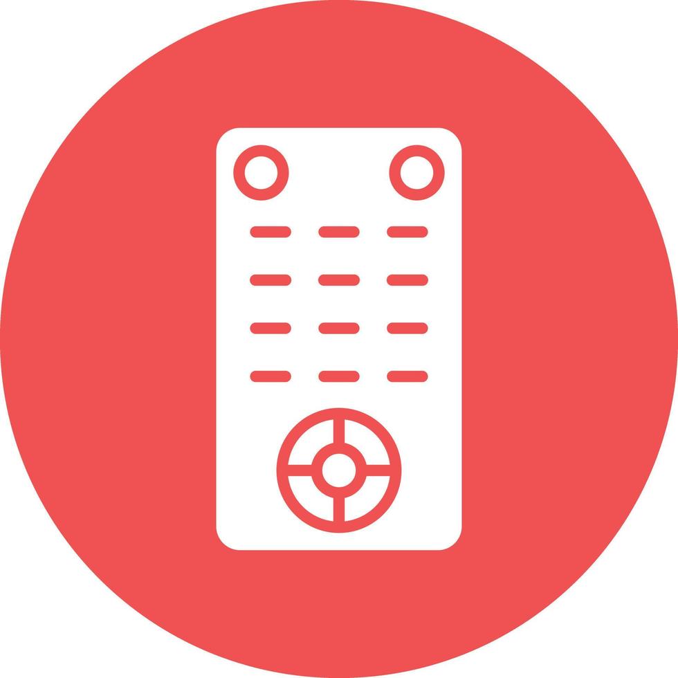 estilo de icono de control remoto vector