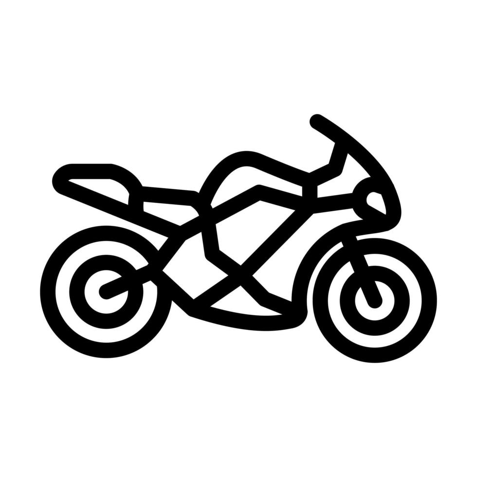 diseño de icono de motocicleta vector