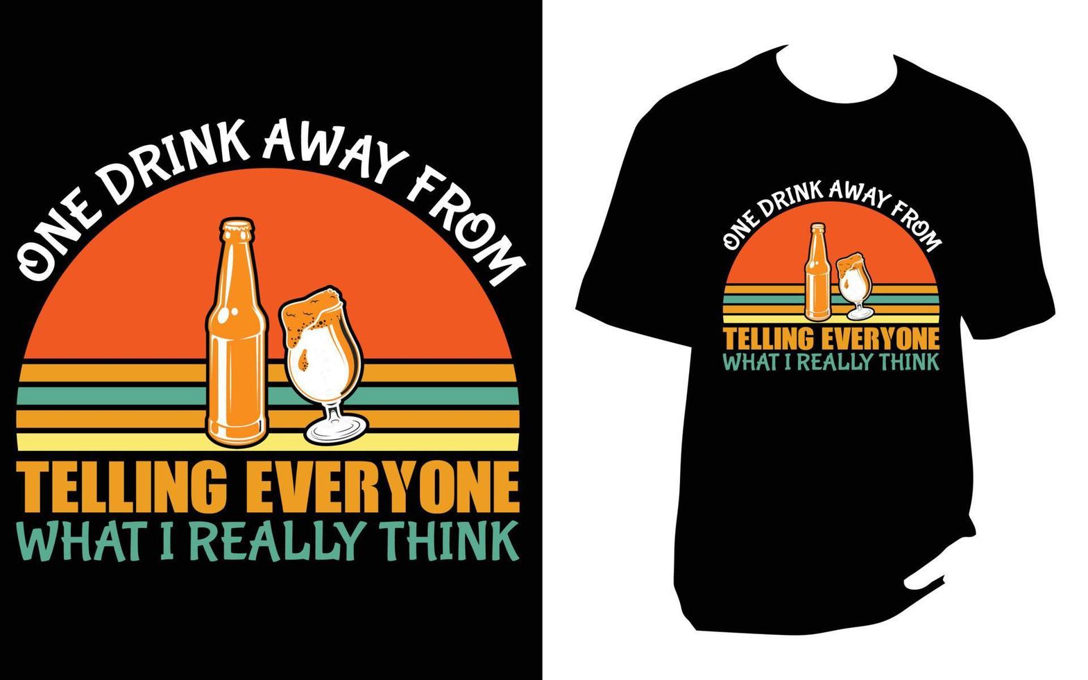 Craft Beer T Shirt vector