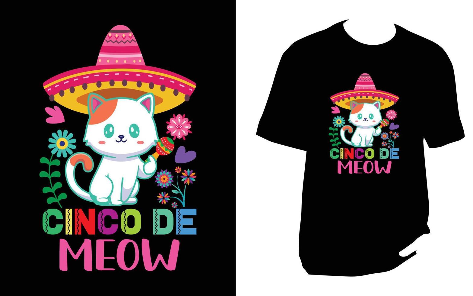 Cinco De Mayo t shirt design vector