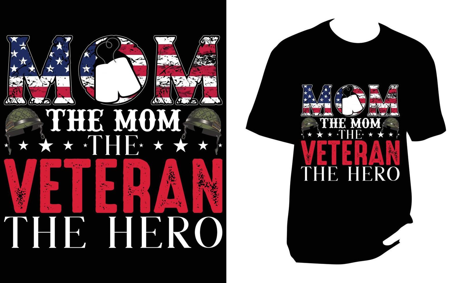 Veteran T Shirt Design vector