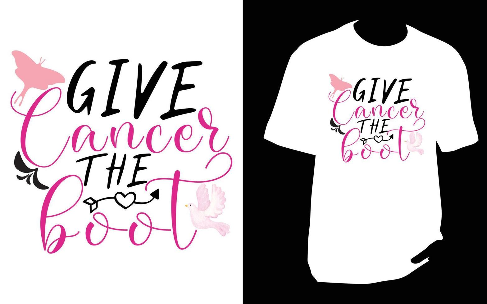 Breast cancer T Shirt vector