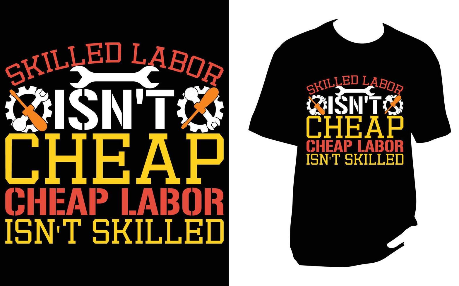 Labor T Shirt Design vector