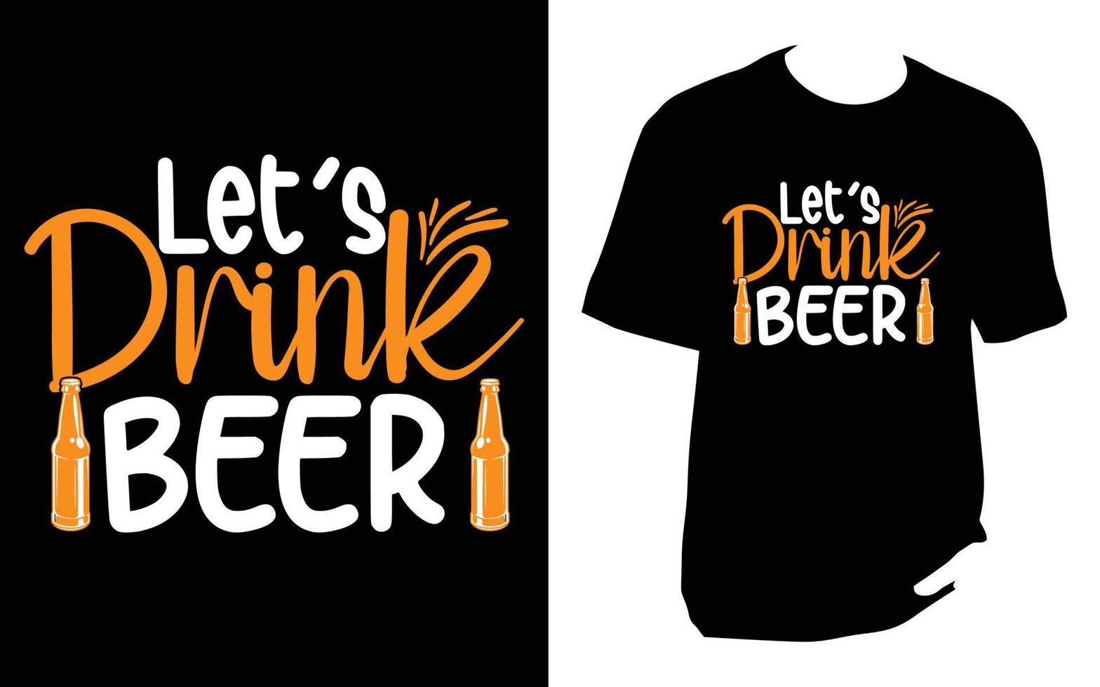 camiseta de cerveza artesanal vector