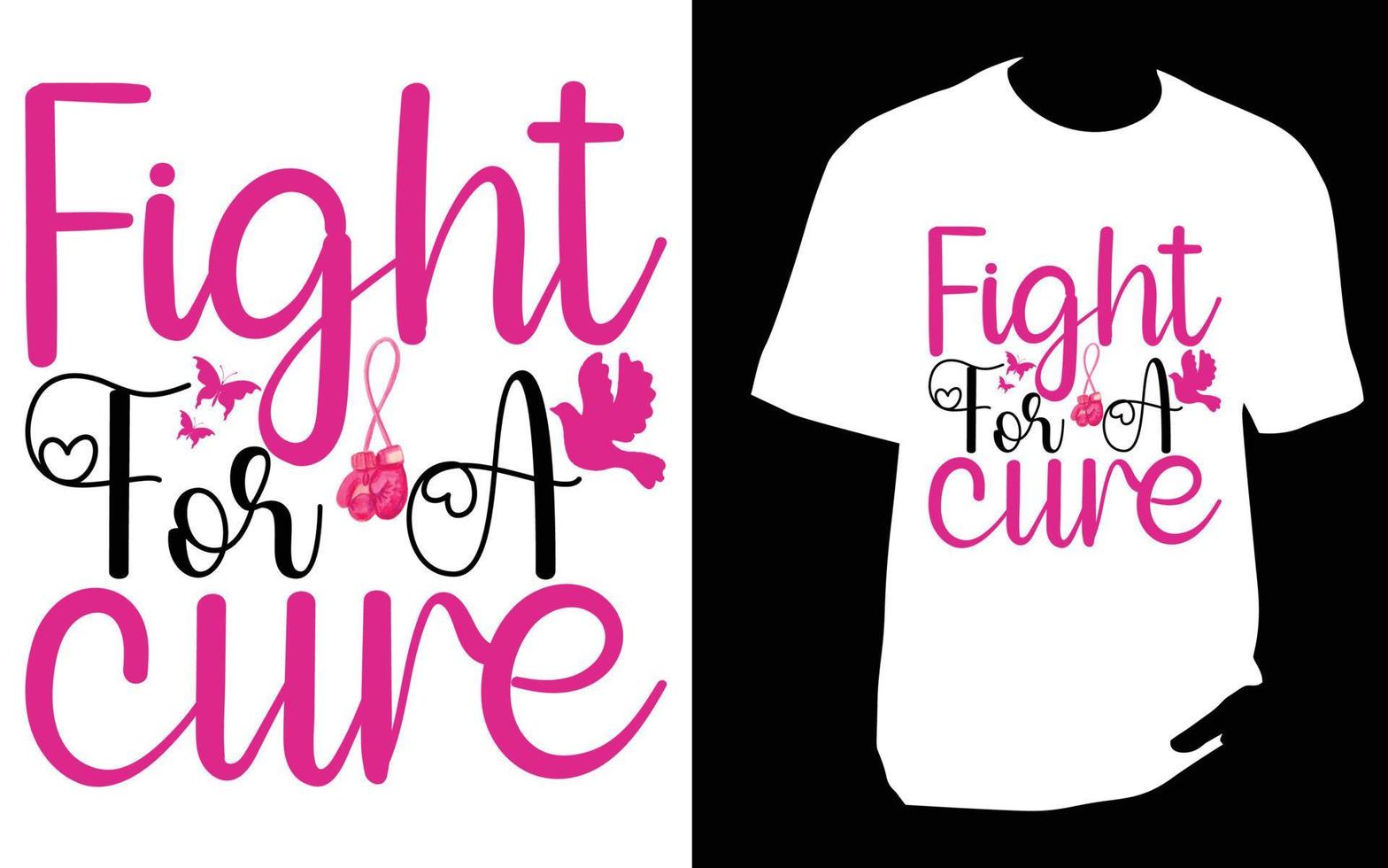 Breast cancer T Shirt vector