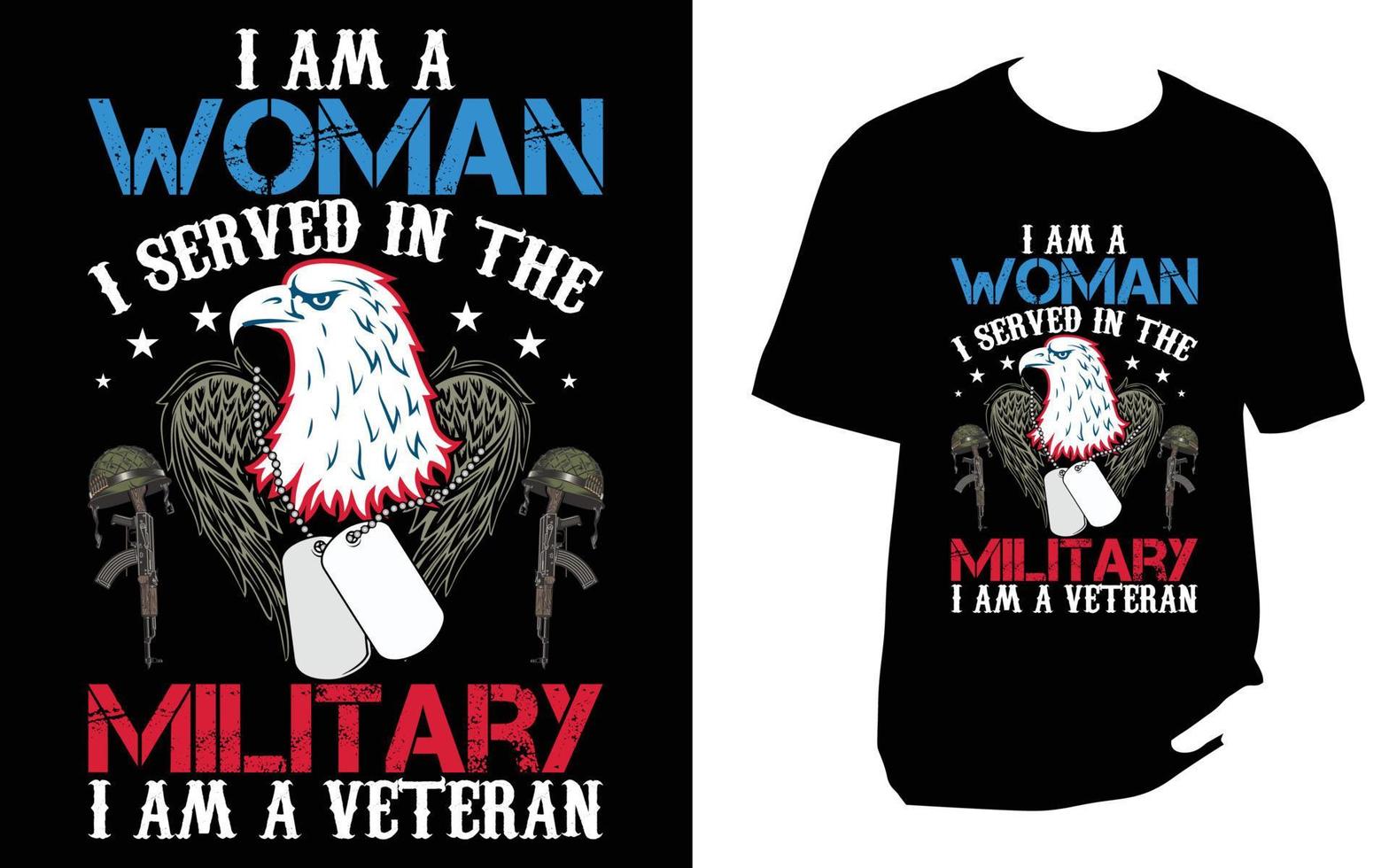 Veteran T Shirt Design vector