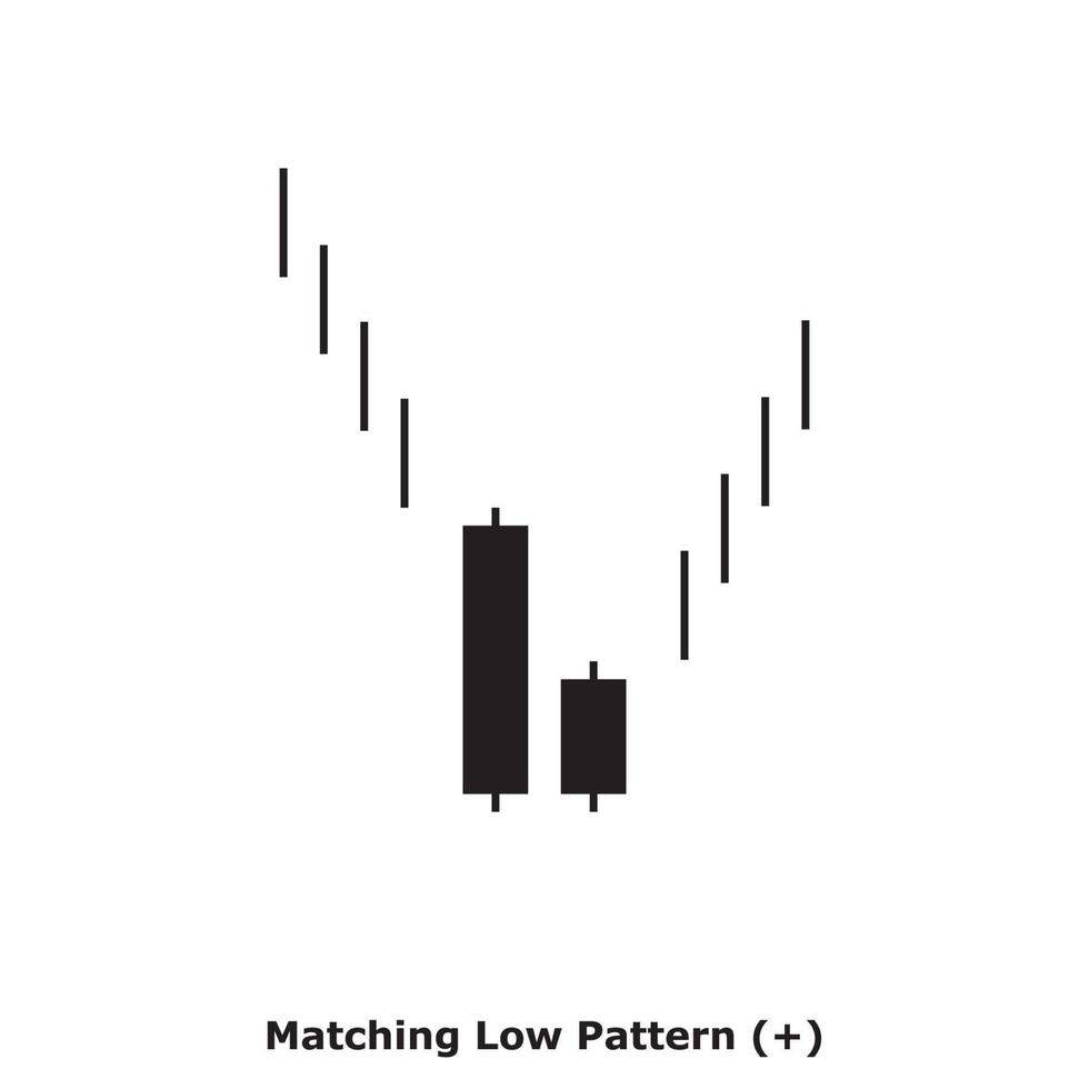 Matching Low Pattern - White and Black - Square vector