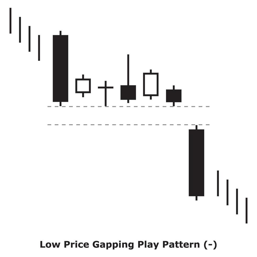 Low Price Gapping Play Pattern - White and Black - Square vector
