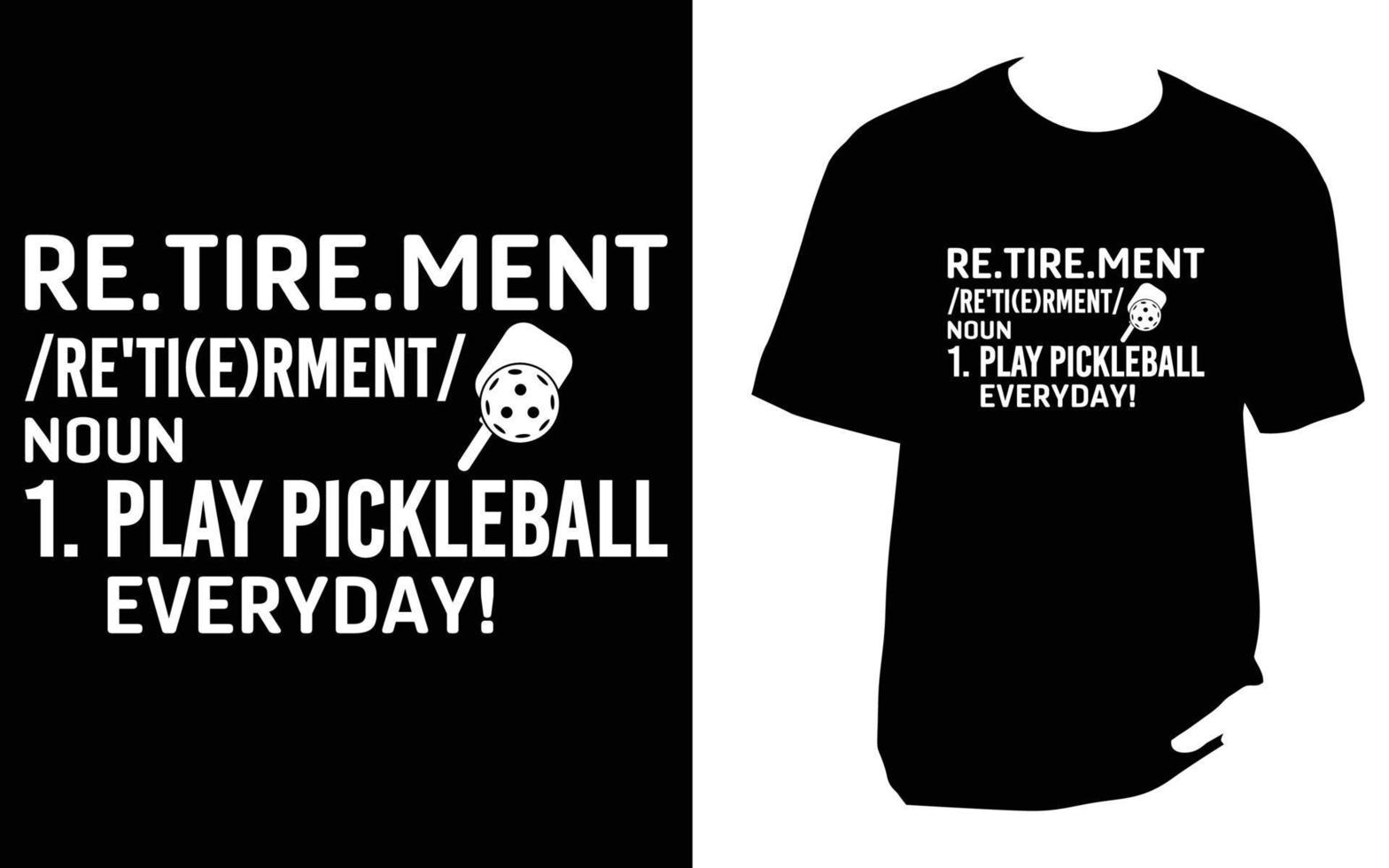 pickleball t shirt design vector