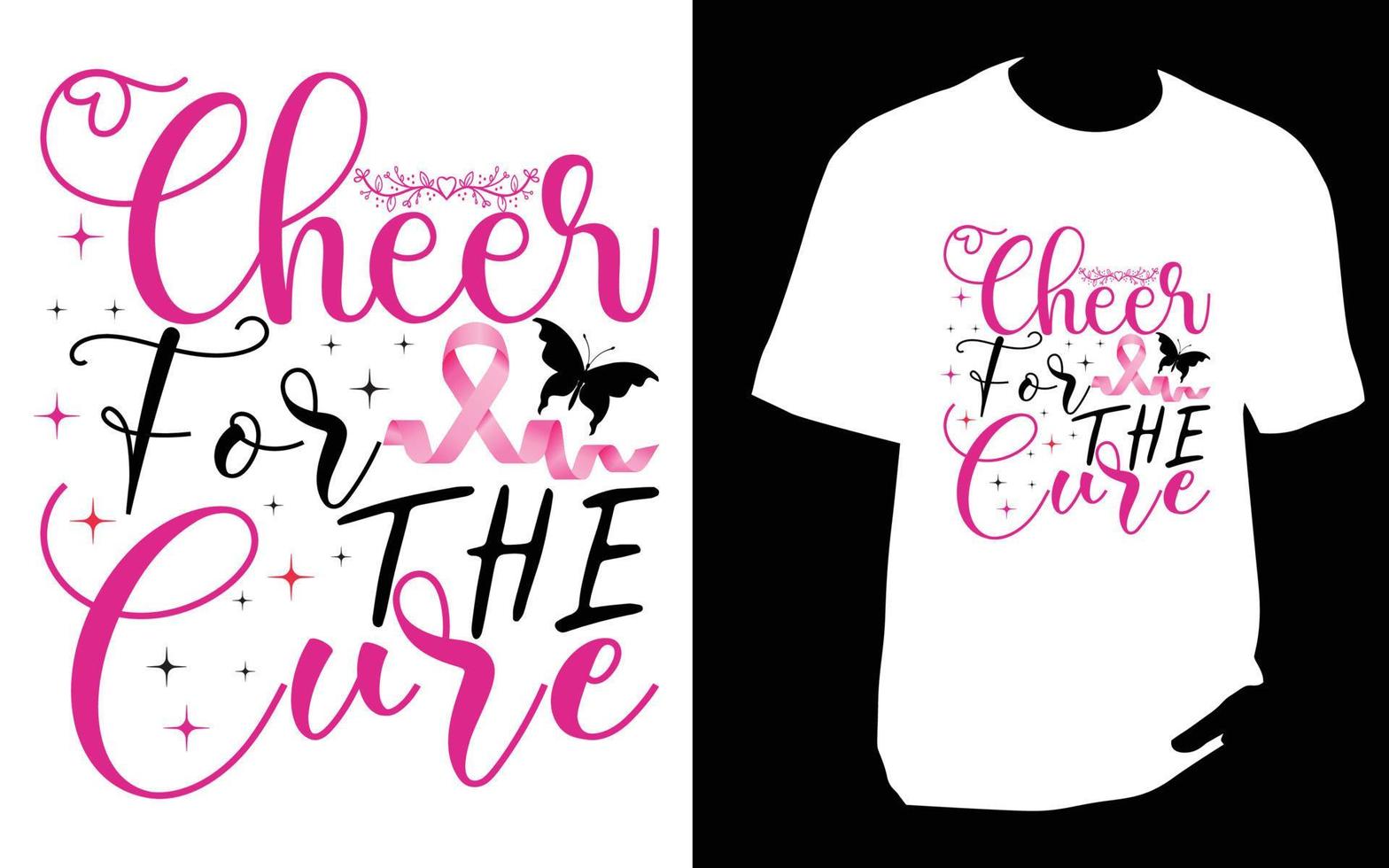 Breast cancer T Shirt vector