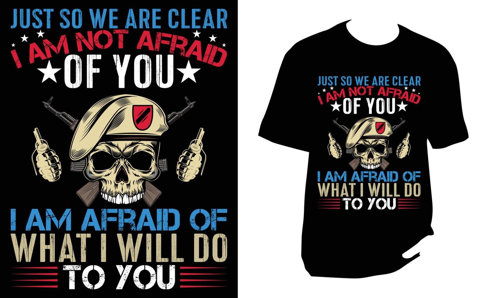 Veteran T Shirt Design vector