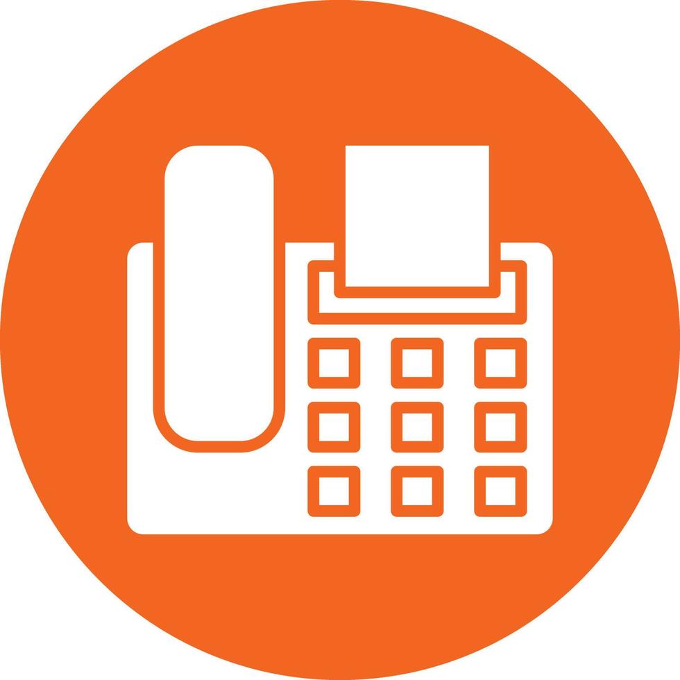 Fax Machine Icon Style 13124566 Vector Art at Vecteezy