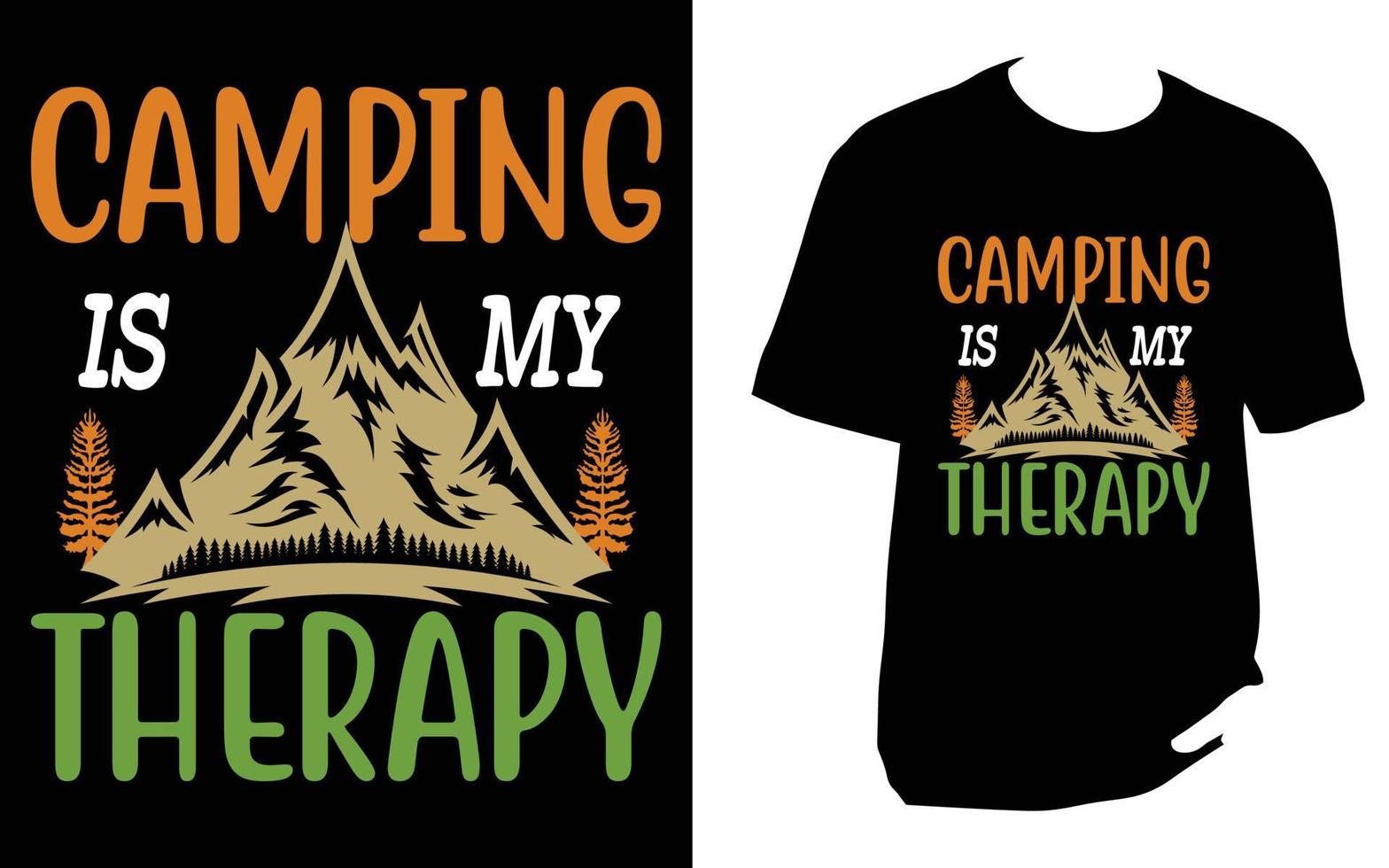 Camping New T Shirt vector