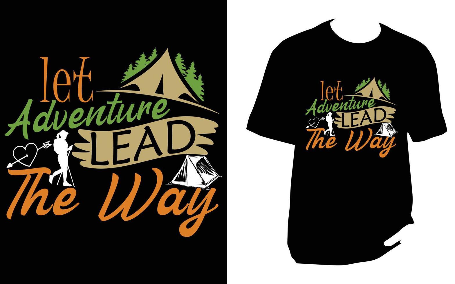 Camping New T Shirt vector