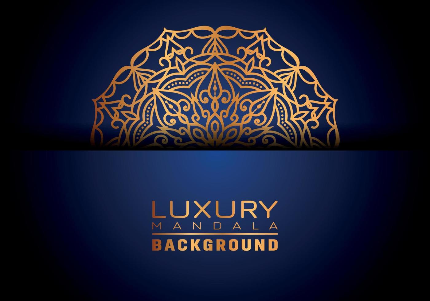 Luxury ornamental mandala logo background, arabesque style. vector