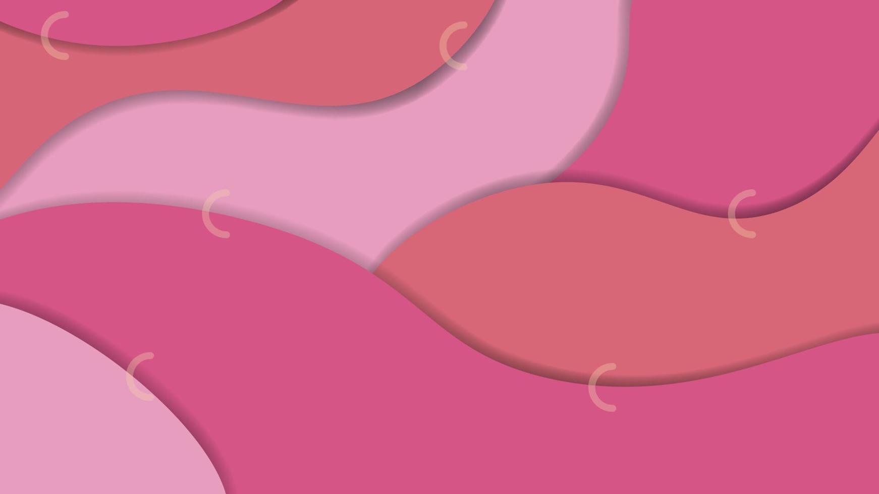 fondo rosa de doble onda. adecuado para negocios, promoción, venta, afiche, pancarta, etc. vector