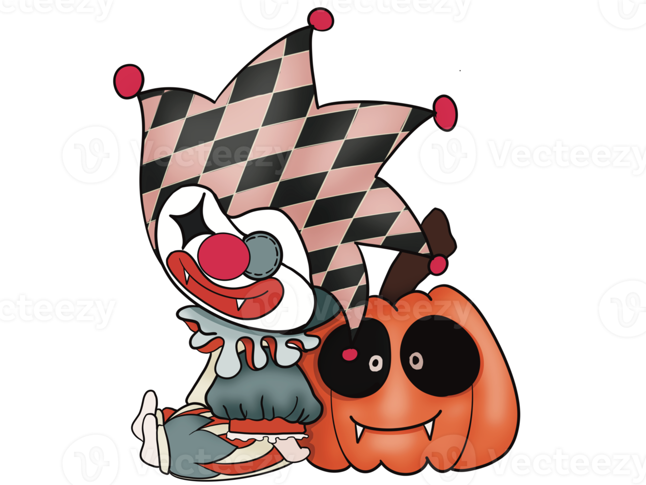 Funny and puppie Halloween Clipart png