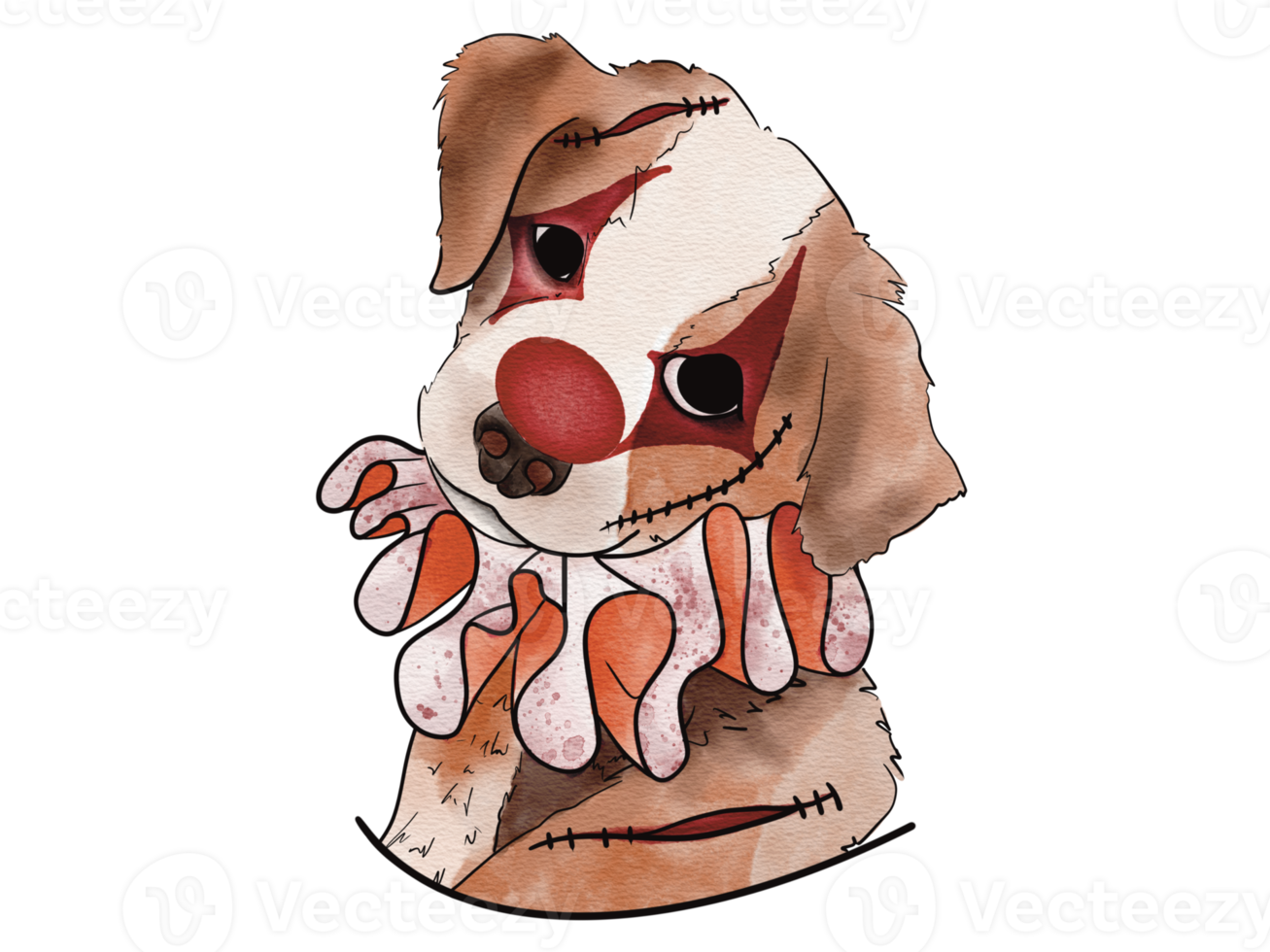 Funny and puppie Halloween Clipart png