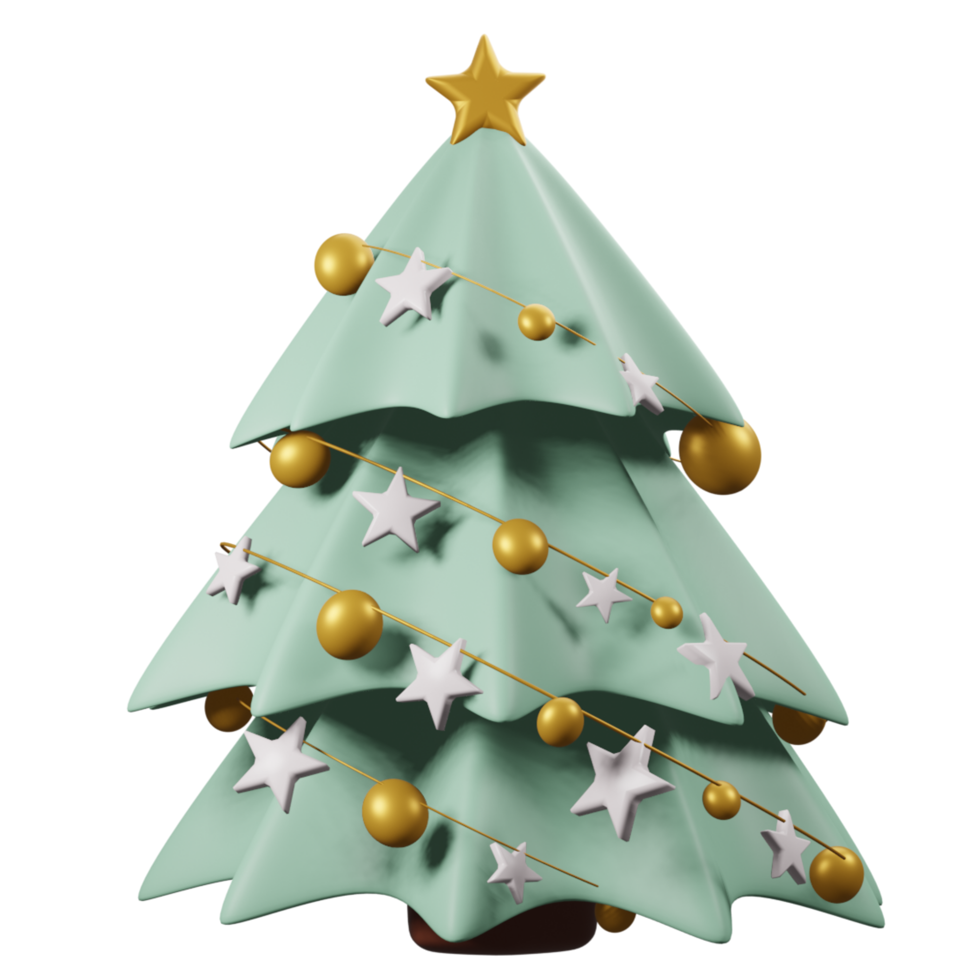 Free 3D Christmas Ornament 13125456 PNG with Transparent Background