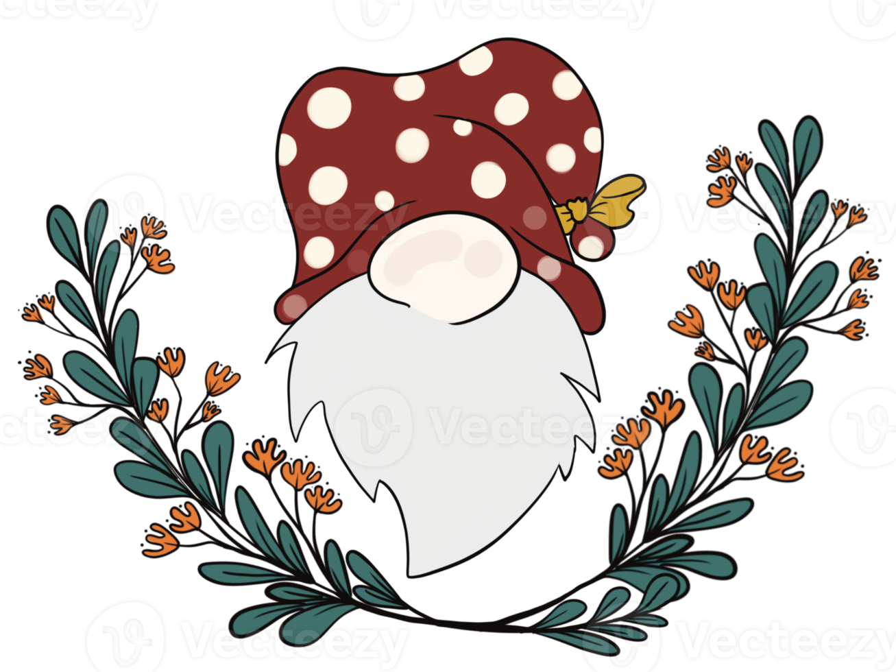 Cute gnome Christmas png