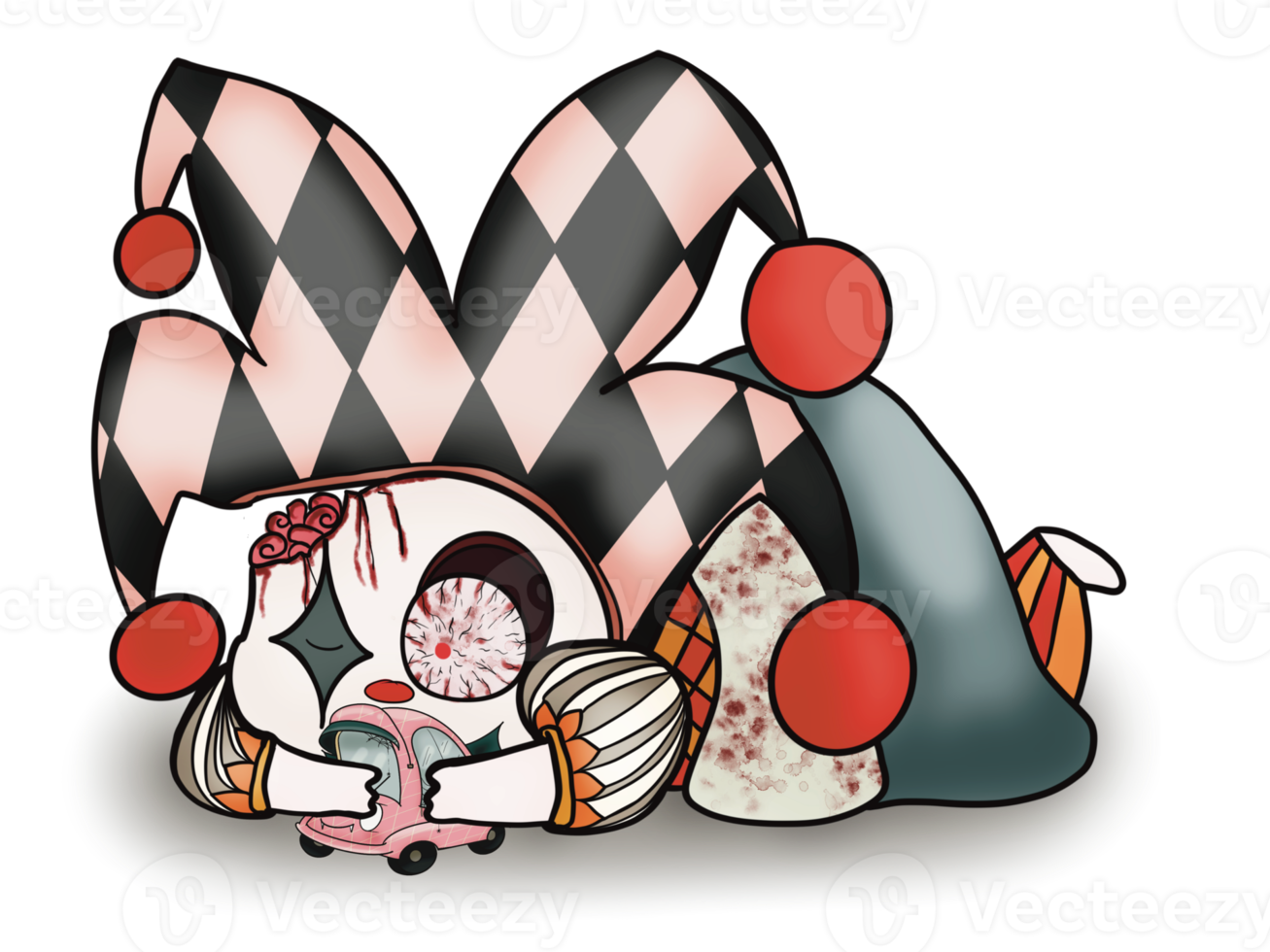 Funny and puppie Halloween Clipart png
