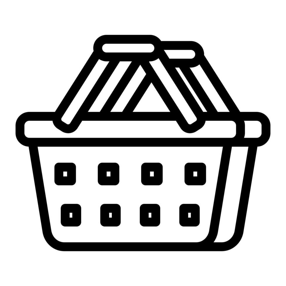 basket, market, vector, isolated, illustration, supermarket, sale, buy, 3d, store, purchase, empty, object, shop, cart, food, handle, retail, business, sell, icon, box, commerce,  design,  offer vector