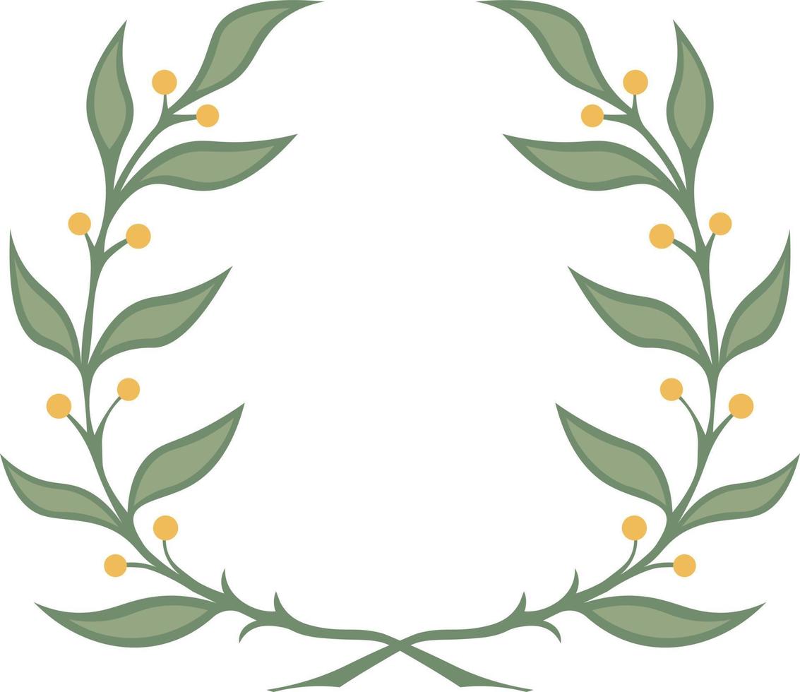 Hand Drawn Laurel Wreath 13125834 Vector Art At Vecteezy