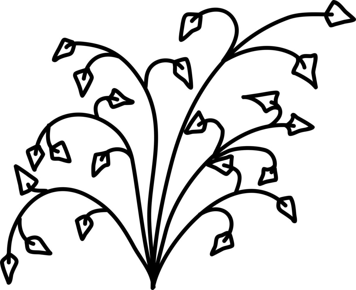 Flower doodle drawing vector