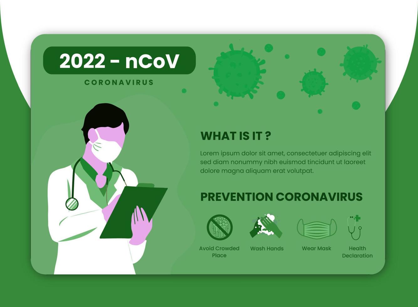 concepto infográfico de coronavirus vector