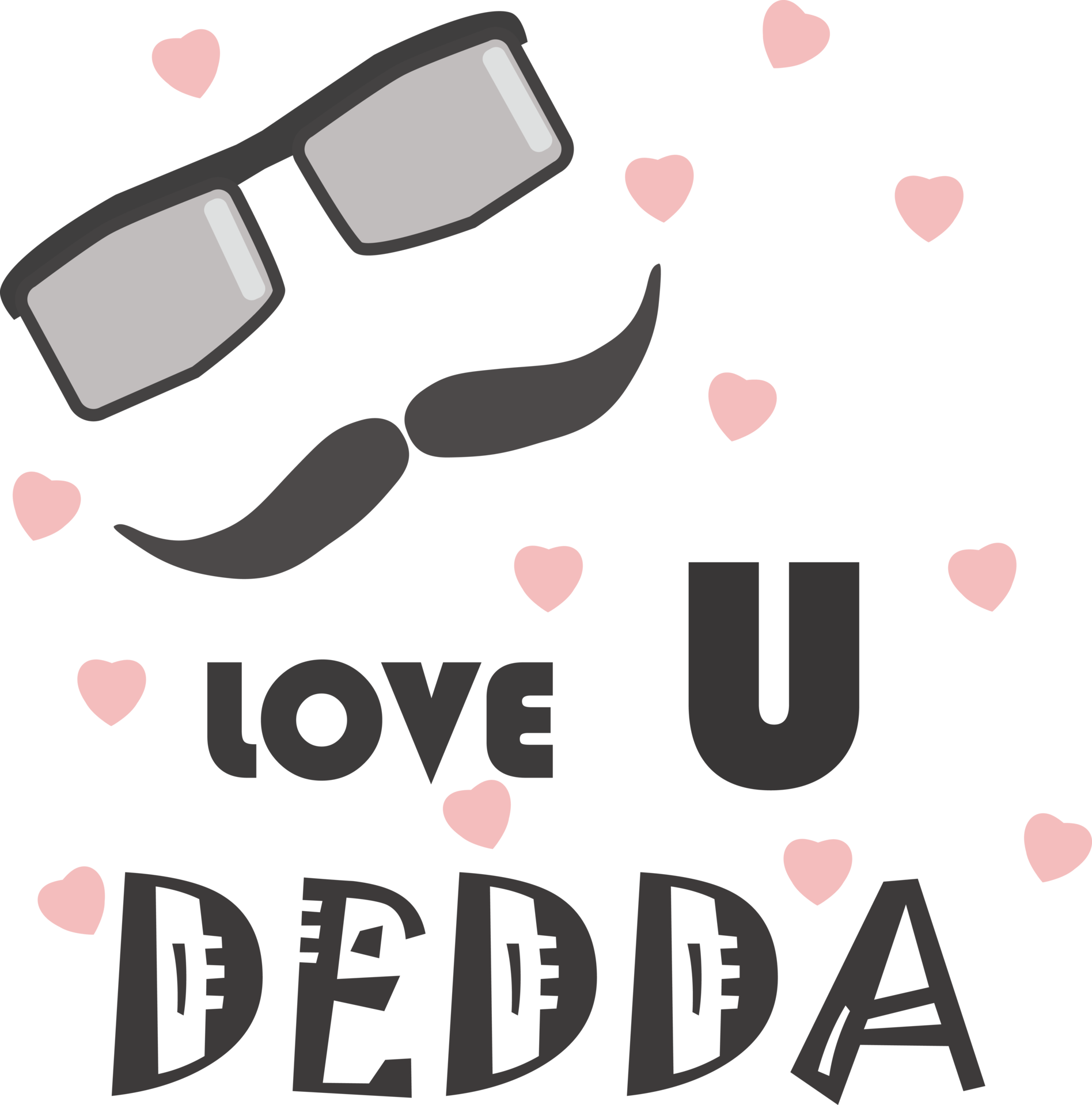 Illustration template loving daddy with glasses and moustache 13126402 PNG Illustration template loving daddy with glasses and moustache 13126402 PNG