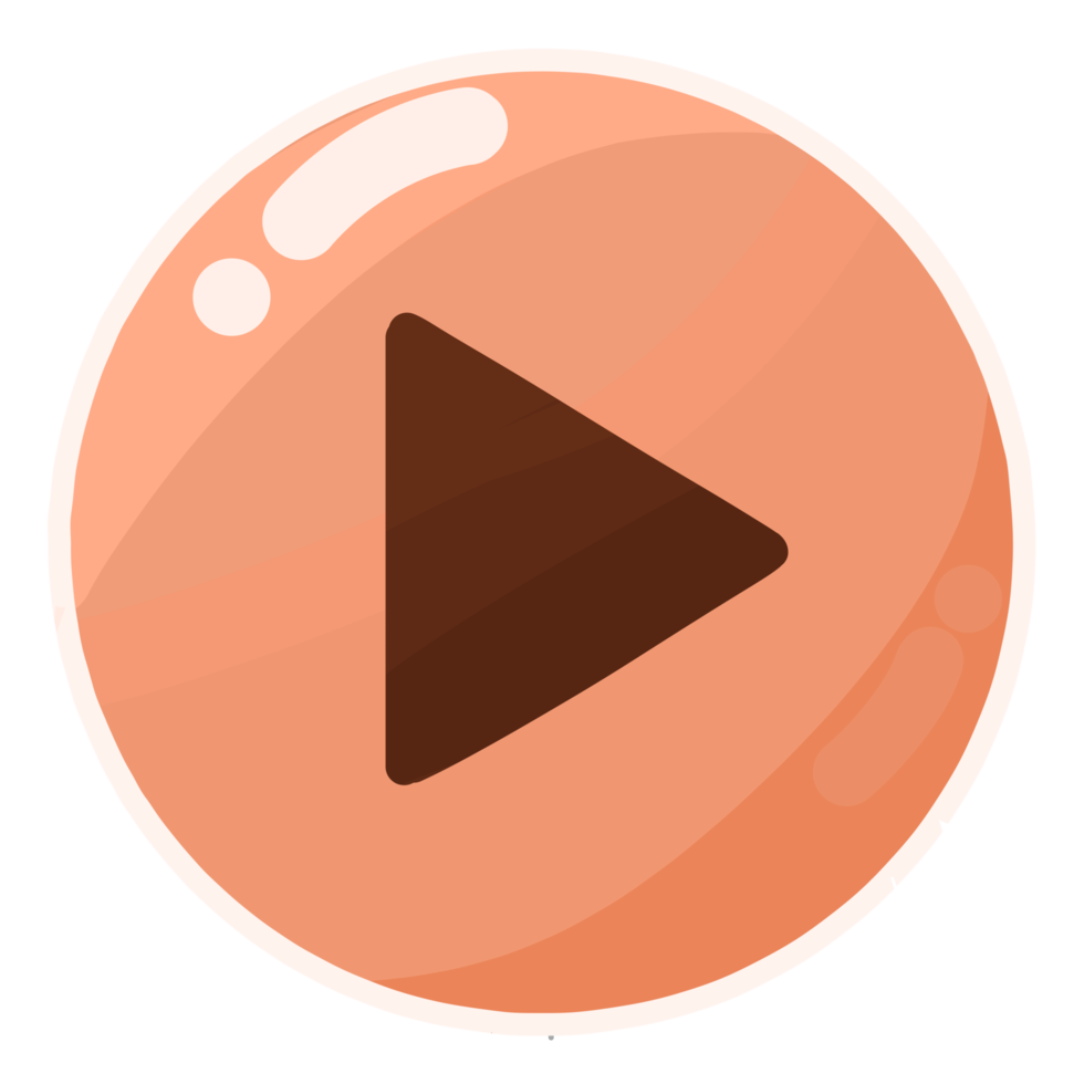 Rounded Play Button png