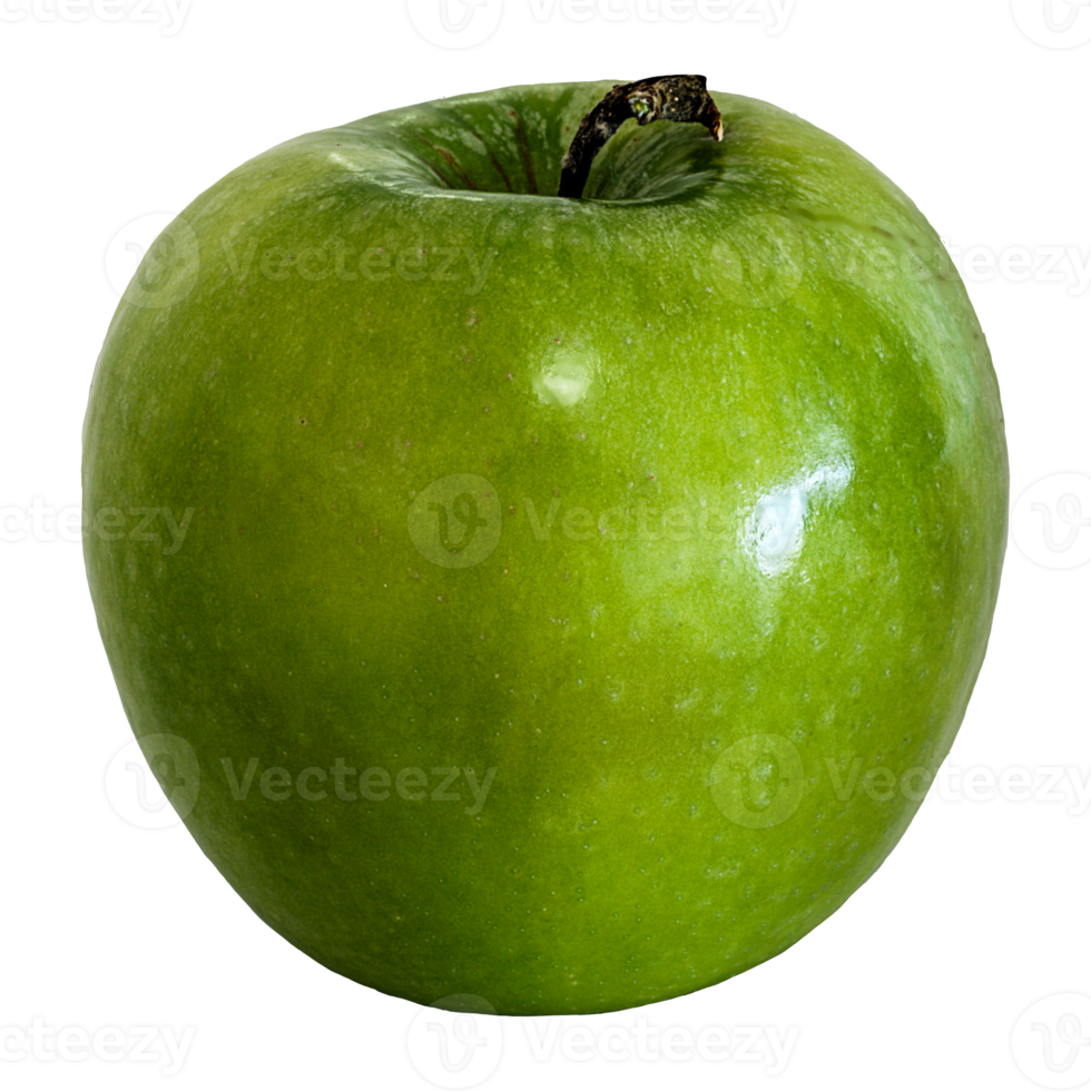 grönt äpple färsk frukt png
