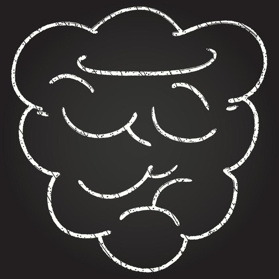Raspberry Chalk Drawing vector