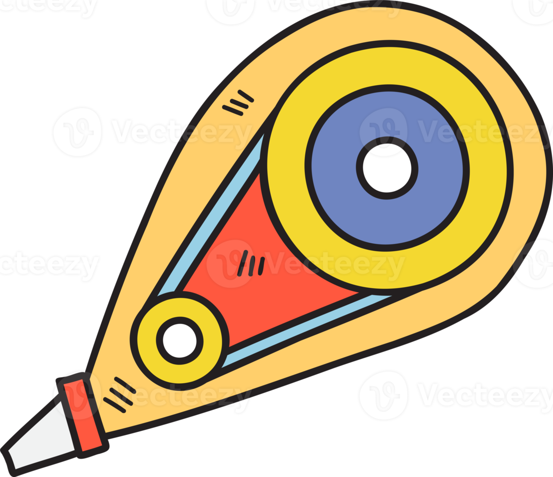 Hand Drawn Correction tape illustration 13126818 PNG