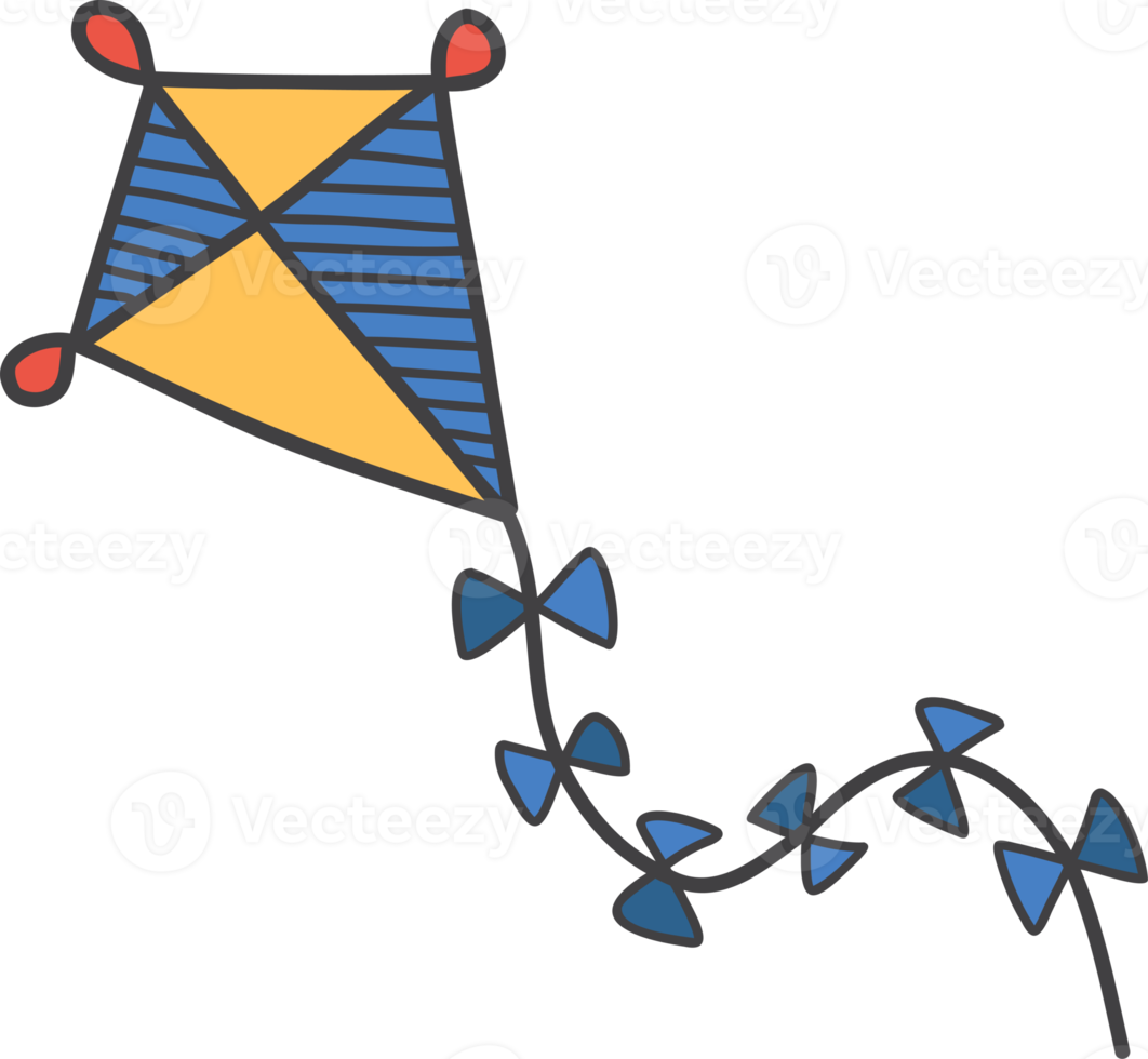 Hand Drawn kite illustration 13126866 PNG
