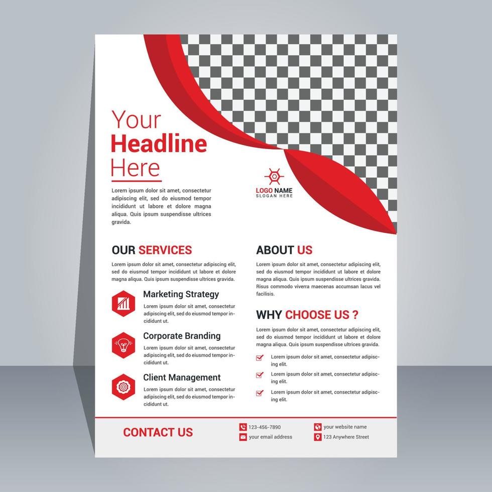Corporate And Creative Flyer Design Template, Modern And Professional Flyer Design, Simple And Minimal Flyer Template, Flyer Design Template vector
