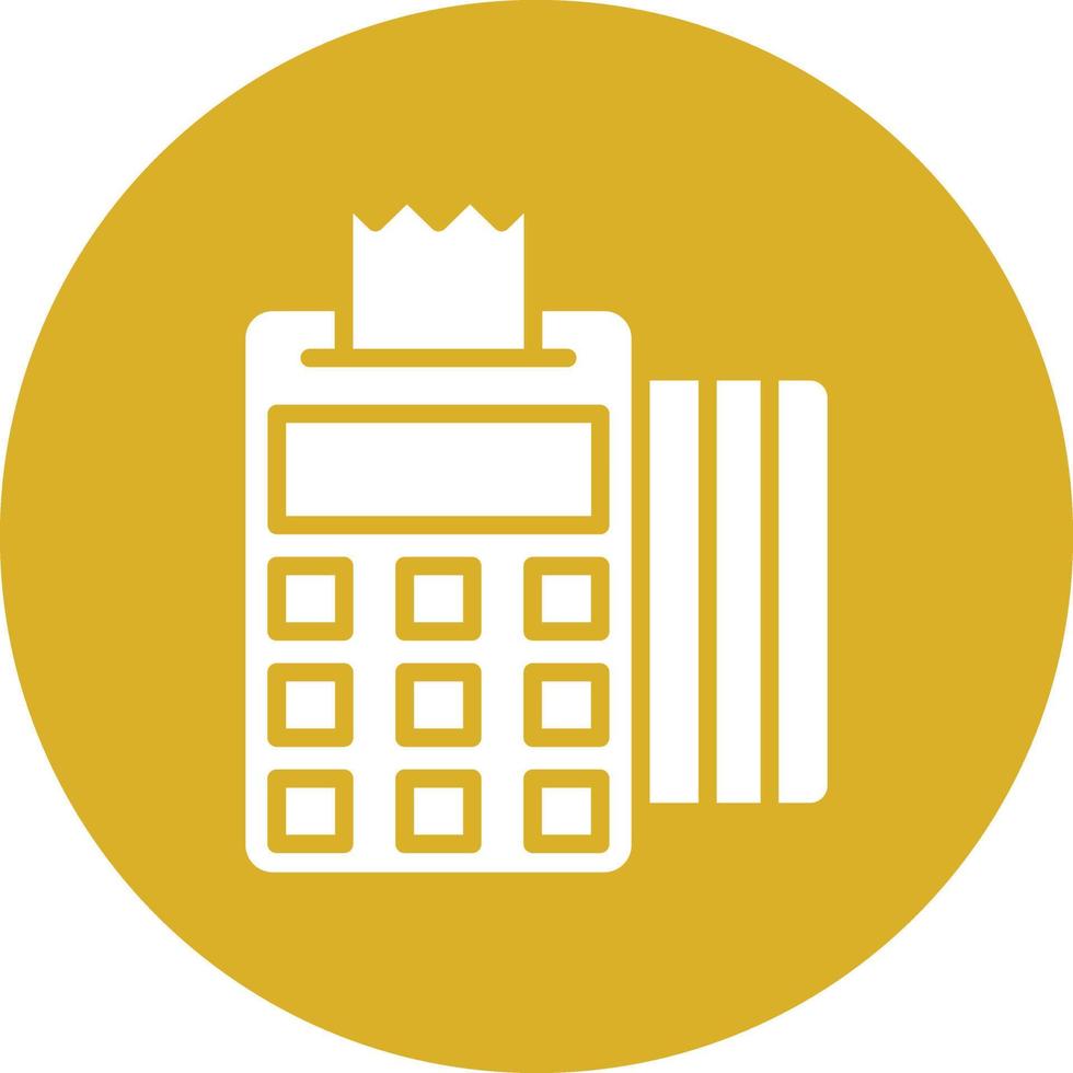 Pos Terminal Icon Style vector