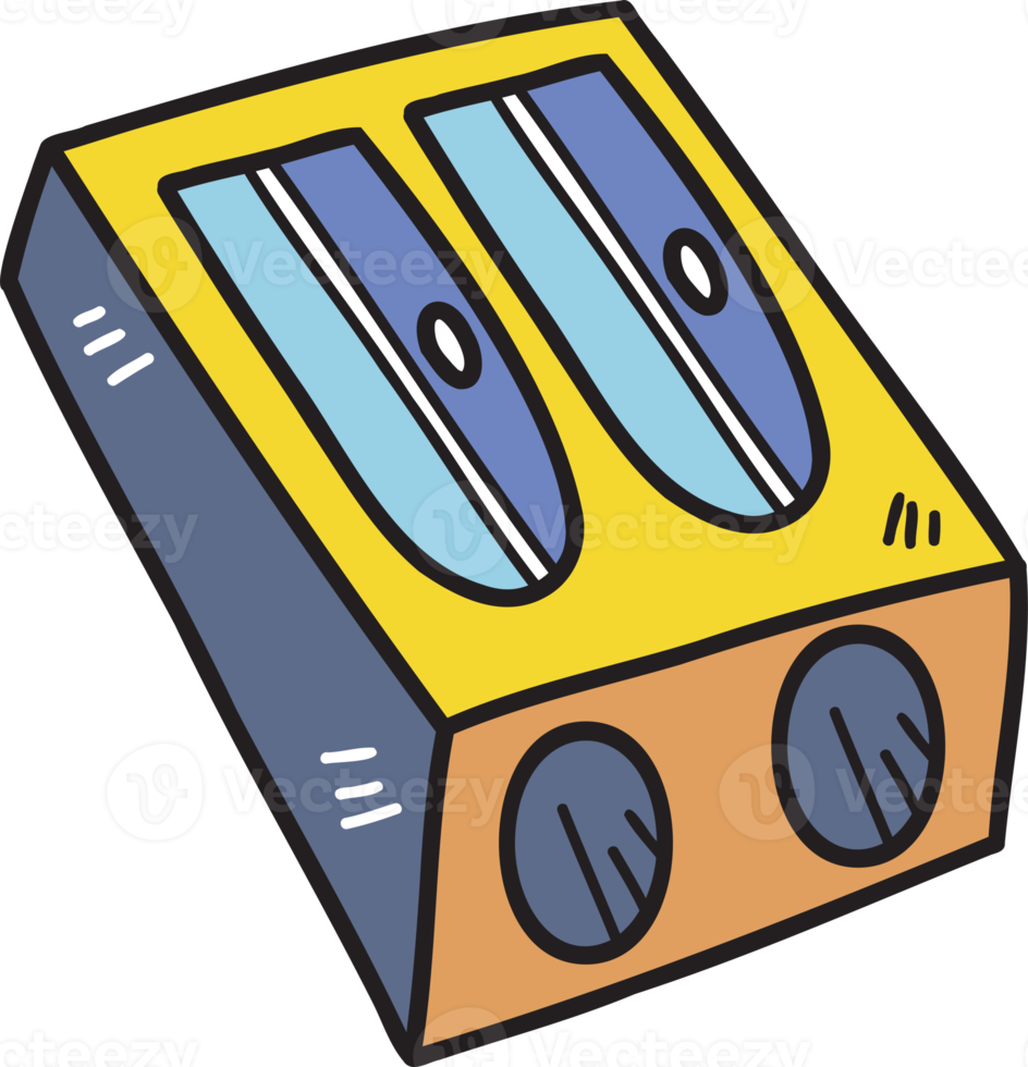Hand Drawn pencil sharpener illustration 13127127 PNG