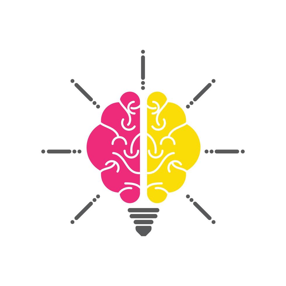 Health Brain Vector Illustration Icon Template