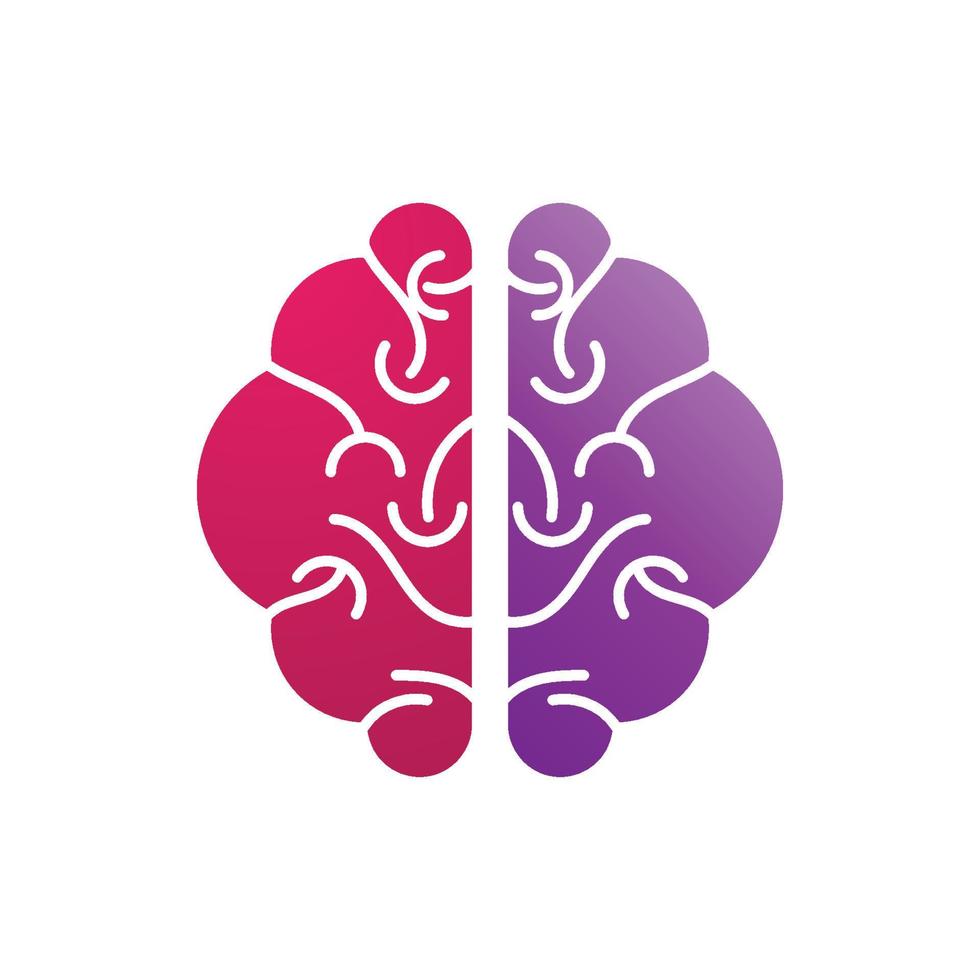 Health Brain Vector Illustration Icon Template