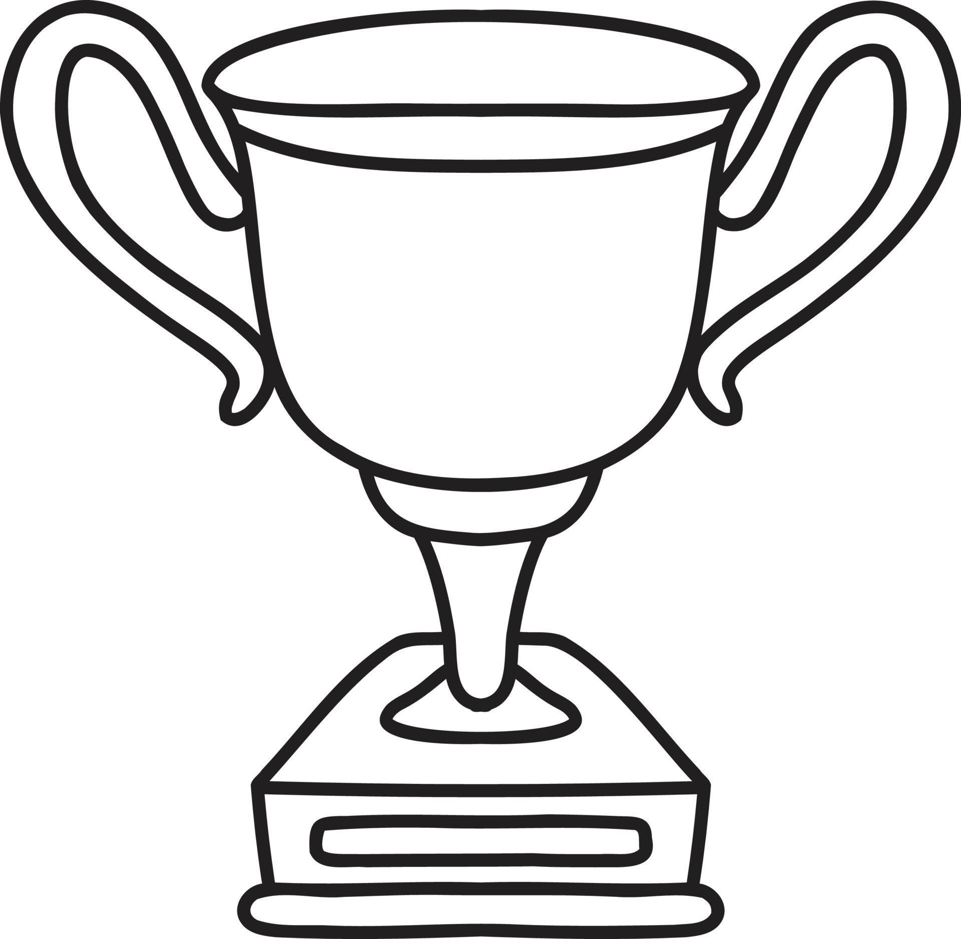 Hand Drawn trophy illustration 13127793 Vector Art at Vecteezy
