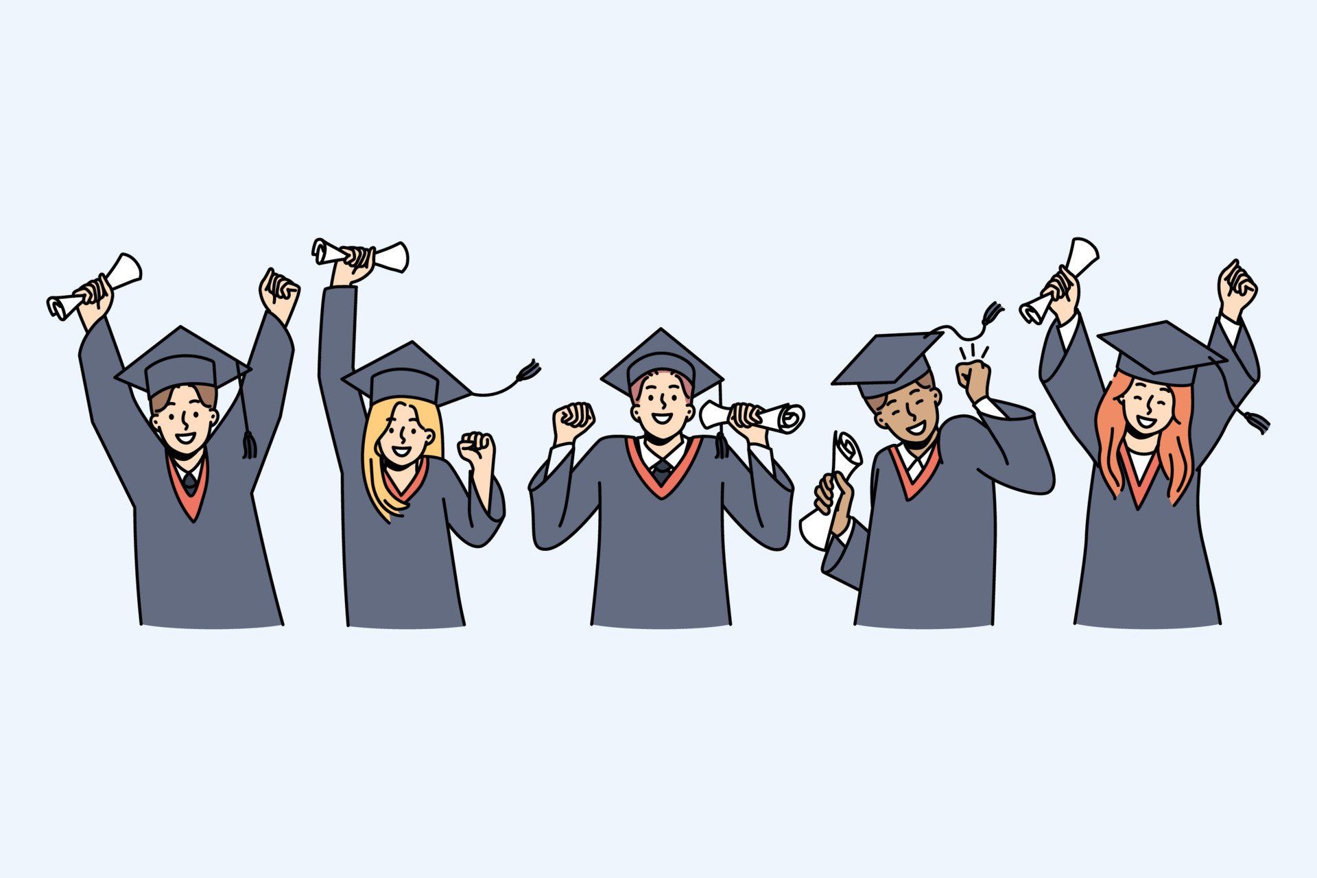High School Graduation Cartoon