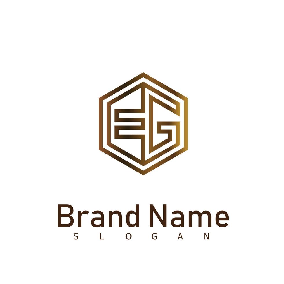 pentagon a logo design symbol vector
