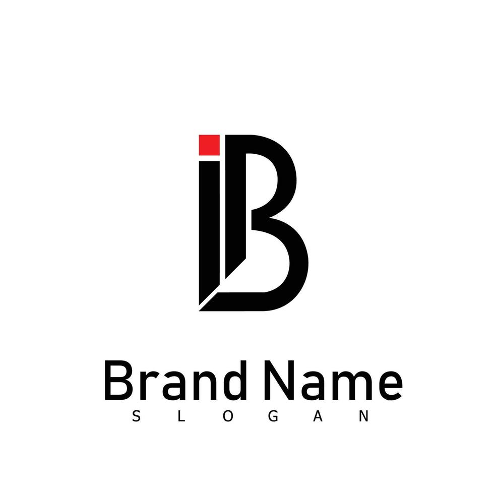 b logo design symbol vector