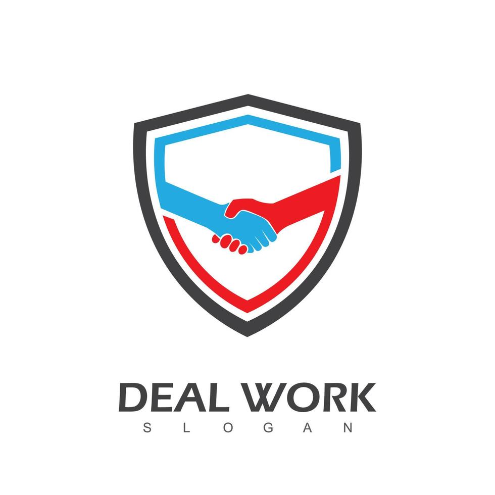 deal work logo peple vector